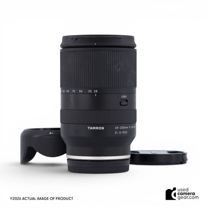 Tamron 28-200mm f/2.8-5.6 Di III RXD Lens for Sony FE (#418) *USED*