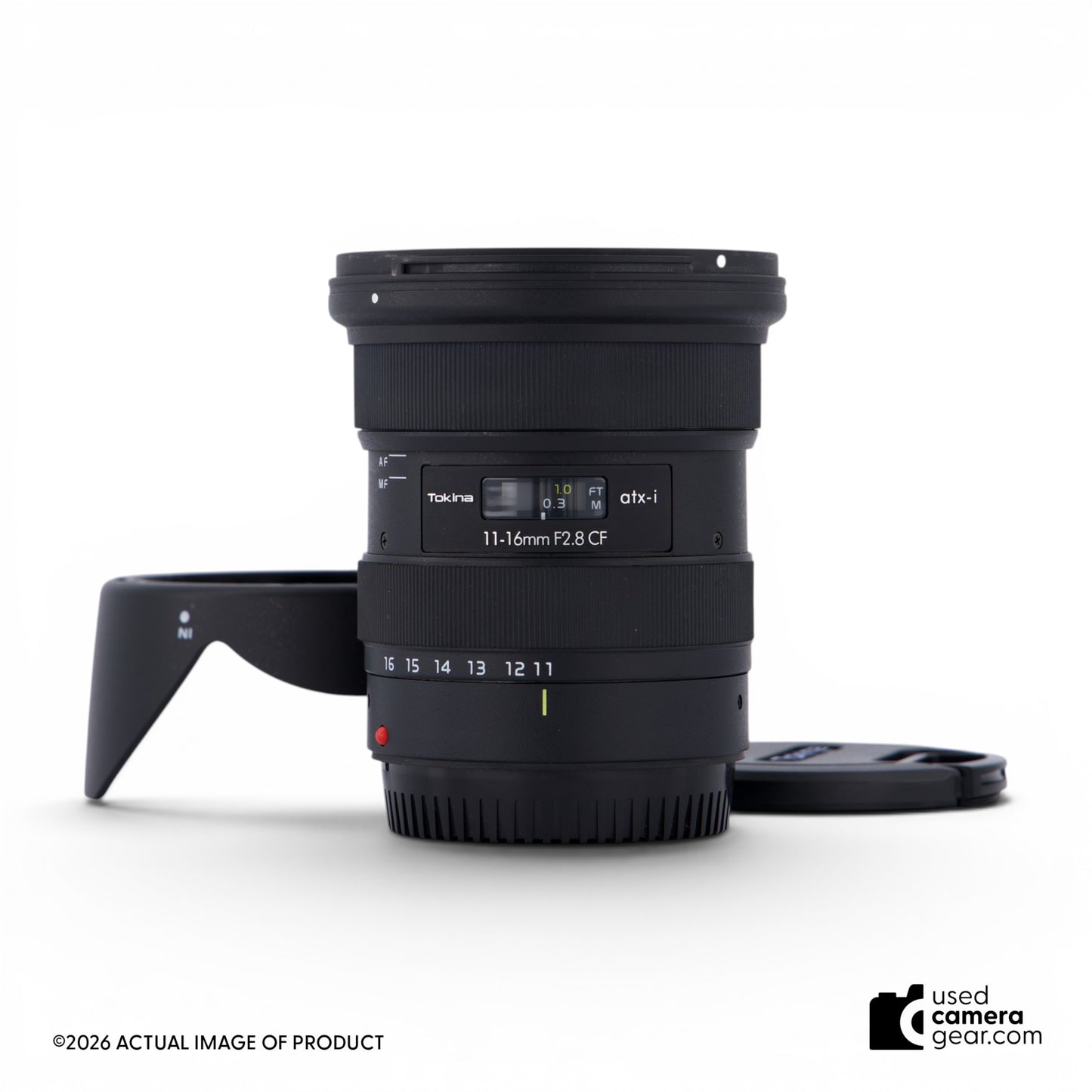 Tokina 11-16mm f2.8 CF ATX-I Lens for Canon EF (#858) *USED*