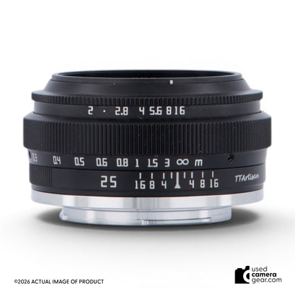 TTArtisan 25mm f/2 Fuji X-Mount (#920) *USED*