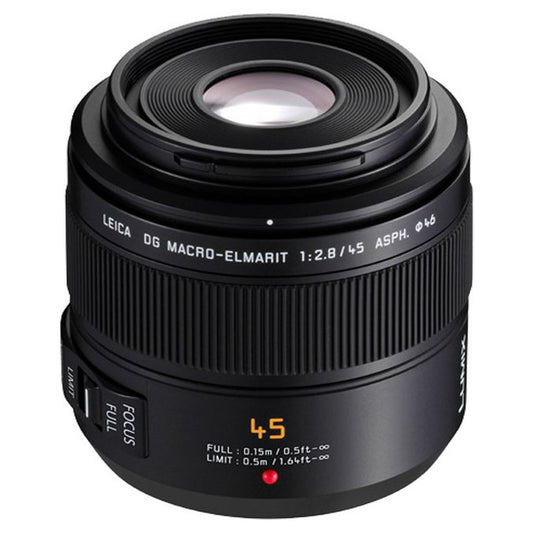 Panasonic Leica 45mm f/2.8 Macro-Elmar Lens *NEW / OPEN BOX*