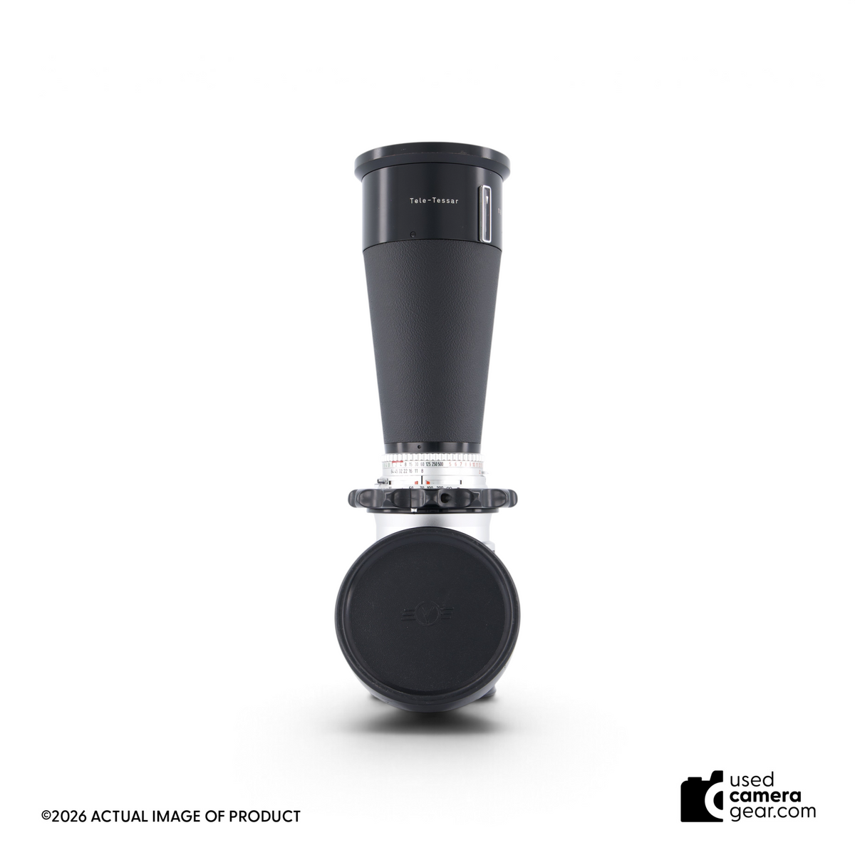Hasselblad 500mm f/8 Tele-Tessar C lens for medium format cameras with front cap in black finish