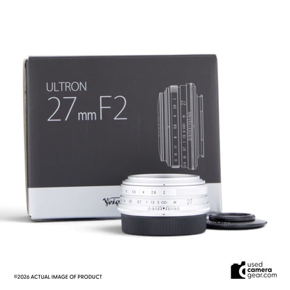 Voigtlander 27mm f/2 Ultron for Fuji X-Mount (#779) *USED*