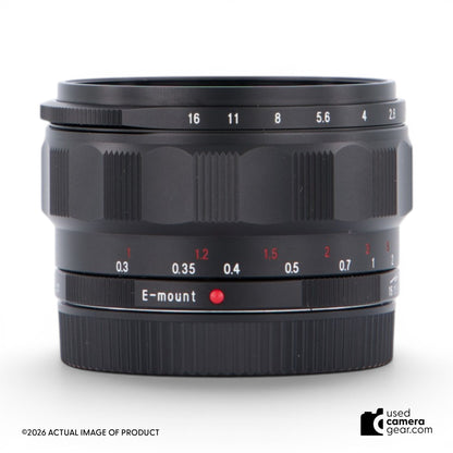 Voigtlander 35mm F/1.4 Nokton Classic for Sony E (#179) *USED*