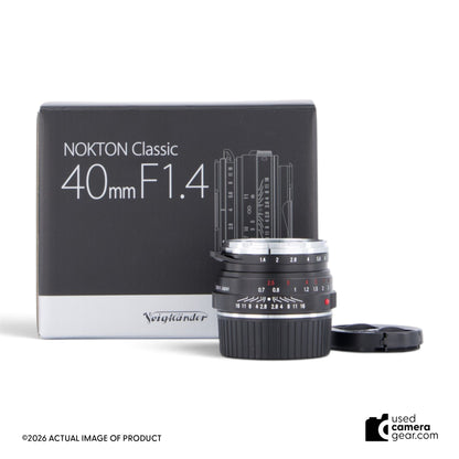 Voigtlander Nokton Classic 40mm f/1.4 MC – Leica M (#335) *USED*
