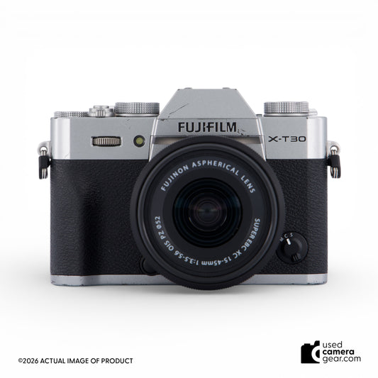 Fujifilm X-T30 II with XC 15-45mm Lens (Silver) (#758) *USED*